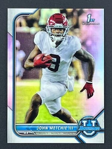 JOHN METCHIE III 2021-22 Bowman University #47 Chrome Refractor - Picture 1 of 2