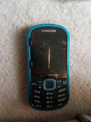 Teléfono Samsung Intensity II Verizon Wireless SCH-U460 Azul 2 Teclado Deslizante GPS Foto 1 de 4