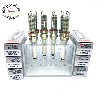 6-NGK Laser Iridium Spark Plugs SILZKFR8D7S #95875 For Mercedes Benz V6 3.0 2996 - Image 1 of 2