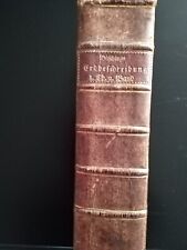 Antiquarisches Buch, Leder ERDBESCHREIBUNG/Büsching von 1770