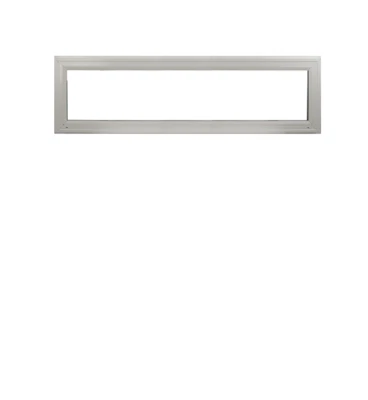 Double Pane Transom Window 48" x 16" Fixed Window DP50 TEMPERED GLASS White Viny - Image 1 of 4