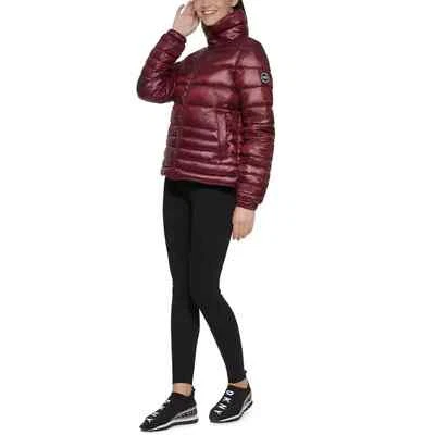 Dkny Sport Women's Packable Puffer Jacket Bordeaux red XS - Image 1 of 4