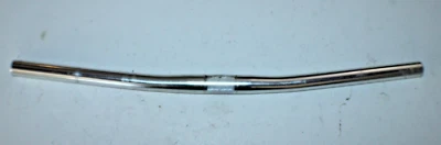 Manillar MTB 25,4 mm 56 cm barra plana sendero descenso híbrido plateado envío rápido a EE. UU. Foto 1 de 4