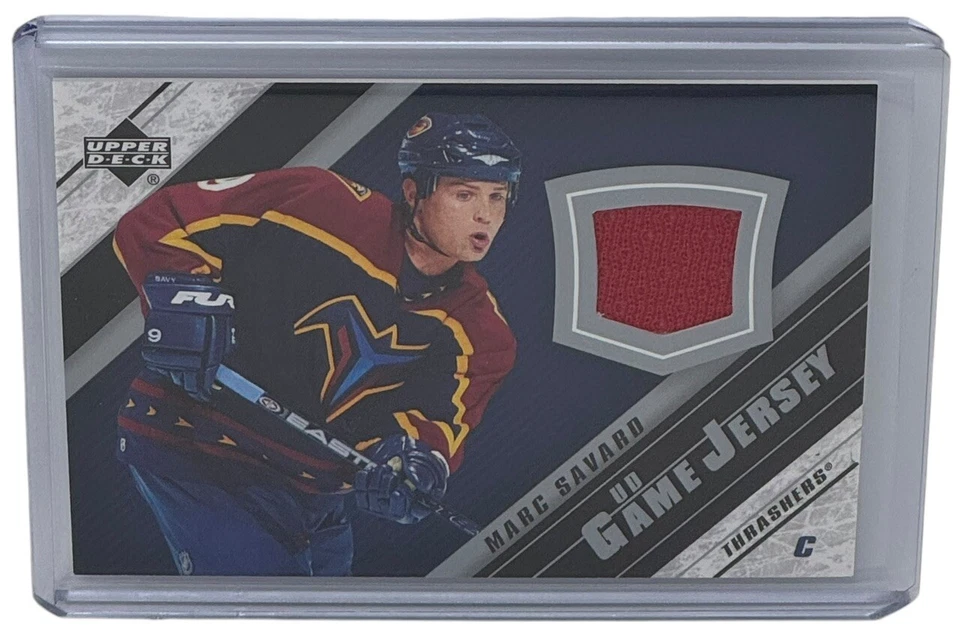 Marc Savard 2005-06 Upper Deck 2 UD Game Jersey Game Used Jersey Card #J2-SV - Image 1 of 2