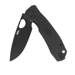 Cuchillos Honey Badger cuchillo de punto de caída medio - acero 8Cr13MoV - hoja negra - Imagen 1 de 6