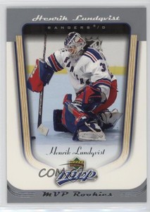 2005-06 Upper Deck MVP Henrik Lundqvist #418 Rookie RC HOF