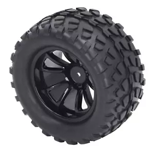 RC Truck Wheels And Tires 12mm Hex Pre Glued With Foam Inserts For RC Car T EJ - Picture 1 of 24