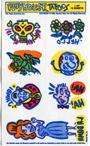 Pee Wee's Playhouse 1988 TOPPS komplettes Tattoo # 1 von 12 Blatt - Herman TV Show - Bild 1 von 1