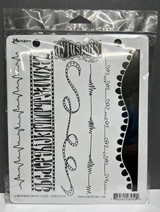 Ranger Dylusions Dyan Reaveley Cling Stamp DYR34599 Bordering On The Edge - Picture 1 of 2