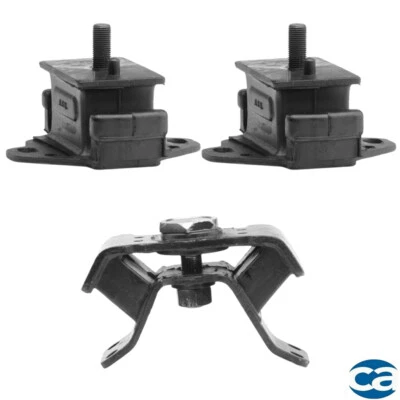 Soportes de motor delanteros derecho, izquierdo y transmisión trasera. Montaje 3 piezas para Toyota T100 94-93 3,0 L Foto 1 de 4