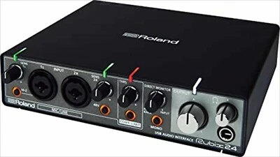 Roland USB Audio Interface Rubix24 2in/4out English Manual - Image 1 of 4