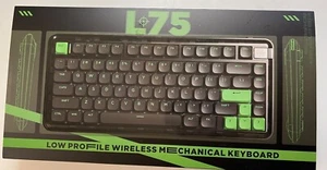 YUNZII L75 Low Profile Wireless Mechanical Keyboard, RGB, Gasket structure - Picture 1 of 3
