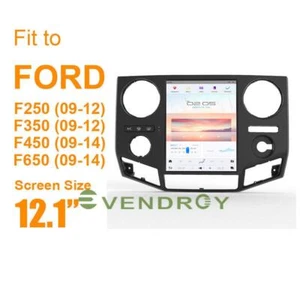 Android 11 Tesla Style Full Screen GPS Radio for Ford F250 F350 2009-2014 12.1" - Picture 1 of 10