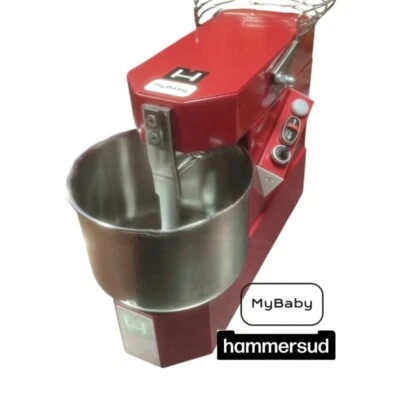 IMPASTATRICE A SPIRALE PROFESSIONALE HAMMER SUD MYBABY 5 KG 7 LITRI 10 VELOCITA - Image 1 of 2