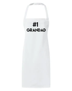 #1 Opa Nummer 1 Schürze Kochen Backen Koch Grampy Großvater Geschenk - Bild 1 von 20