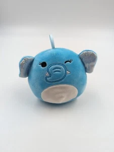 Squishmallows Mila Blue Elephant Christmas Ornament 2021 Plush KellyToy 4" - Picture 1 of 4
