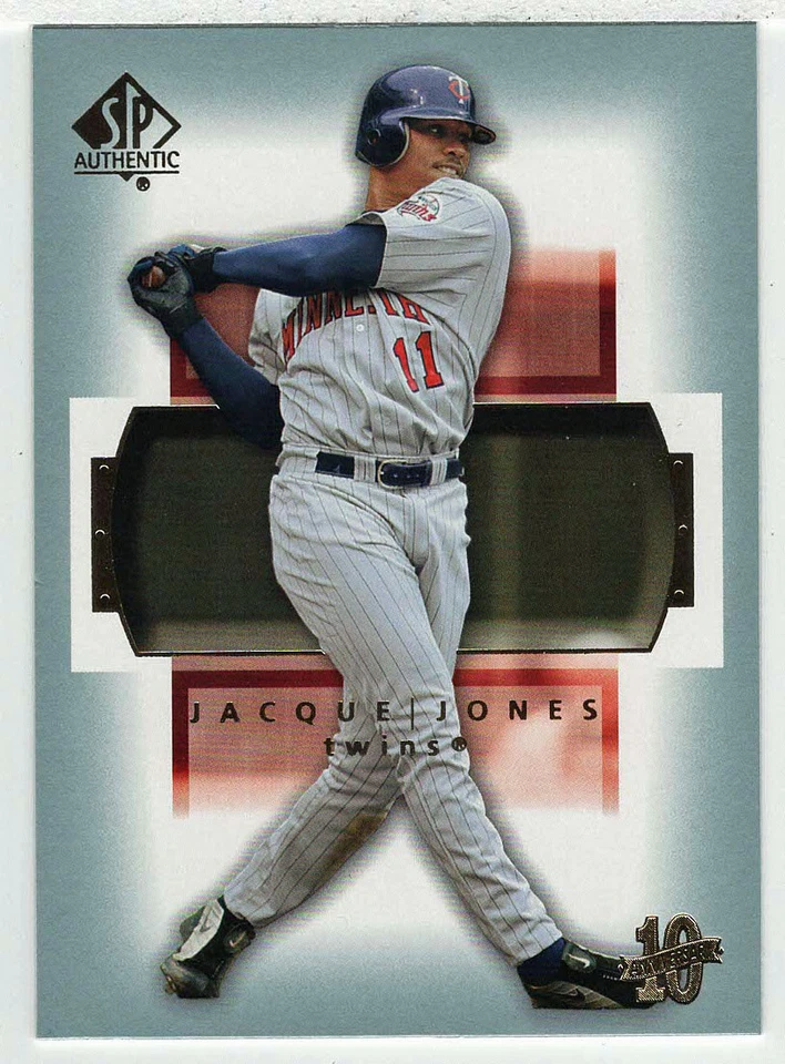 Jacque Jones - Minnesota Twins - 2003 Upper Deck SP Authentic Baseball # 35 Mint - Image 1 of 1