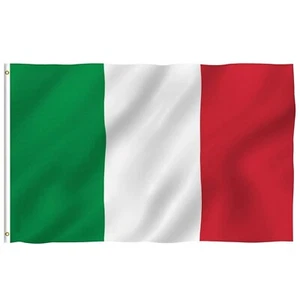 Italien Fahne 90x150 cm + 2 Ösen 150x90 Hiss Flagge Italia Italy EU WM EM Milan - Bild 1 von 3