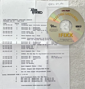 The Fixx Live From Electric Ladyland Studios Album Network 4/29/1991 with Cue** - Foto 1 di 10