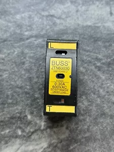 Portafusibles Cooper JTN60030 Bussman Buss Clase J 0-30 Amp 600 VAC, ENVÍO GRATUITO - Imagen 1 de 11