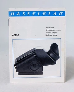 Hasselblad PME Metered Prism Finder Instruction Manual Medium Format Film 1988 - Picture 1 of 1