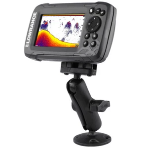RAM Composite Drill Down 1" Ball Mount for Lowrance Eagle/ Reveal / Hook 2 - Picture 1 of 3
