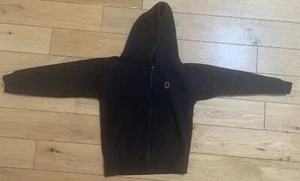 PRE-LOVED NILE WILSON OLYMPIC GYMNASTICS MERCHANDISE BLACK ZIPPED HOODIE AGE 7-8 - Picture 1 of 4