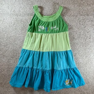 Walt Disney World Tinkerbell Dress Fairycore kids size L green/blue - Picture 1 of 5