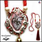 necklace love luck talisman medallion pendant magic amulet charm antique jewelry