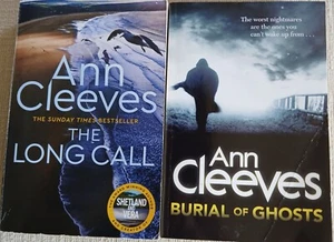 2 Ann Cleeves Paperbacks:The Long Call(Two Rivers 1)&Burial Of Ghosts Standalone - Bild 1 von 6