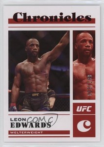 2023 Panini Chronicles UFC Red /199 Leon Edwards #36