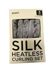Night Silk Heatless Curling Set - (1) Silk Curling Rod & (2) Silk Scrunchies - Picture 1 of 2