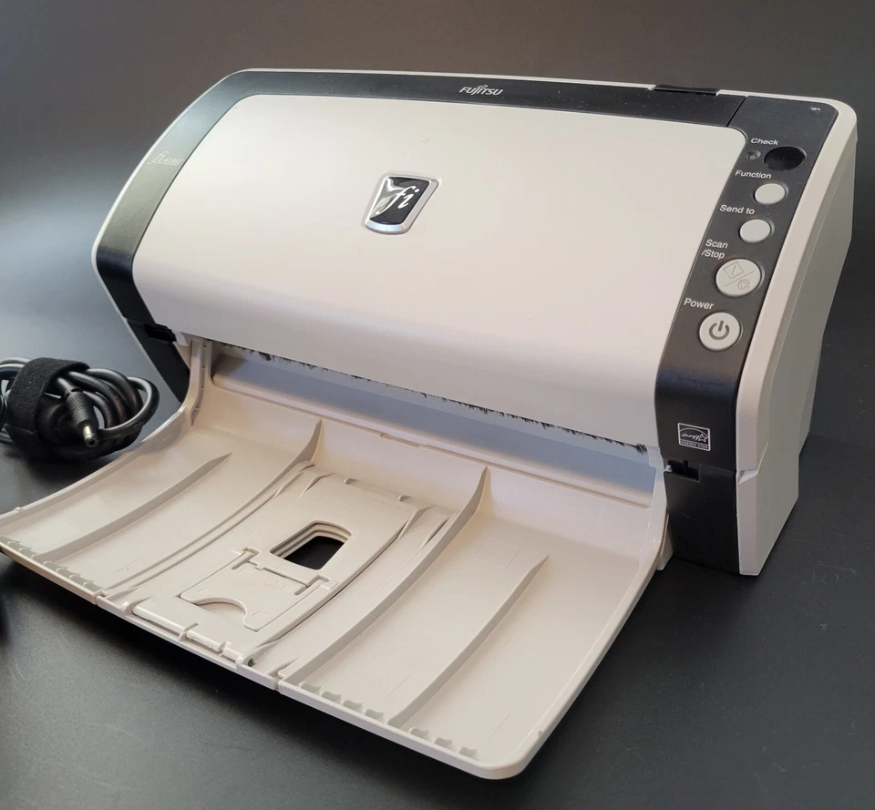 Fujitsu fi-6130Z Duplex Color Sheetfed Scanner W/ Adapter No Input Tray - Image 1 of 3