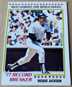 1978 O-PEE-CHEE Record Breaker Card #242 REGGIE JACKSON HOF  NM-MT Condition - Picture 1 of 2