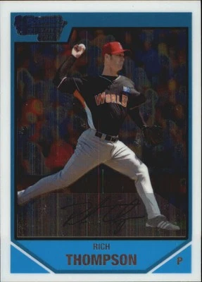 2007 Bowman Chrome Draft Future's Game Prospects #BDPP78 Rich Thompson - BB - Image 1 of 2