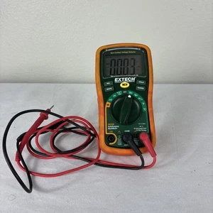 Mini Multímetro Extech Ex330 Autorrange Con Ncv Y Tipo K Temperatura Naranja - Imagen 1 de 12
