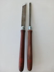 2 Disston Porter USA Holzbearbeitungswerkzeuge Drehbank Meißel - Bild 1 von 15