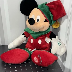 Mickey Mouse Plüsch Elfe Weihnachten Puppe 18 Zoll 2009 Disney Store Exklusiv  - Bild 1 von 8