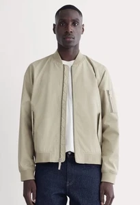 Chaqueta Everlane The Bomber en gabardina caqui para hombre talla XXL - Imagen 1 de 15