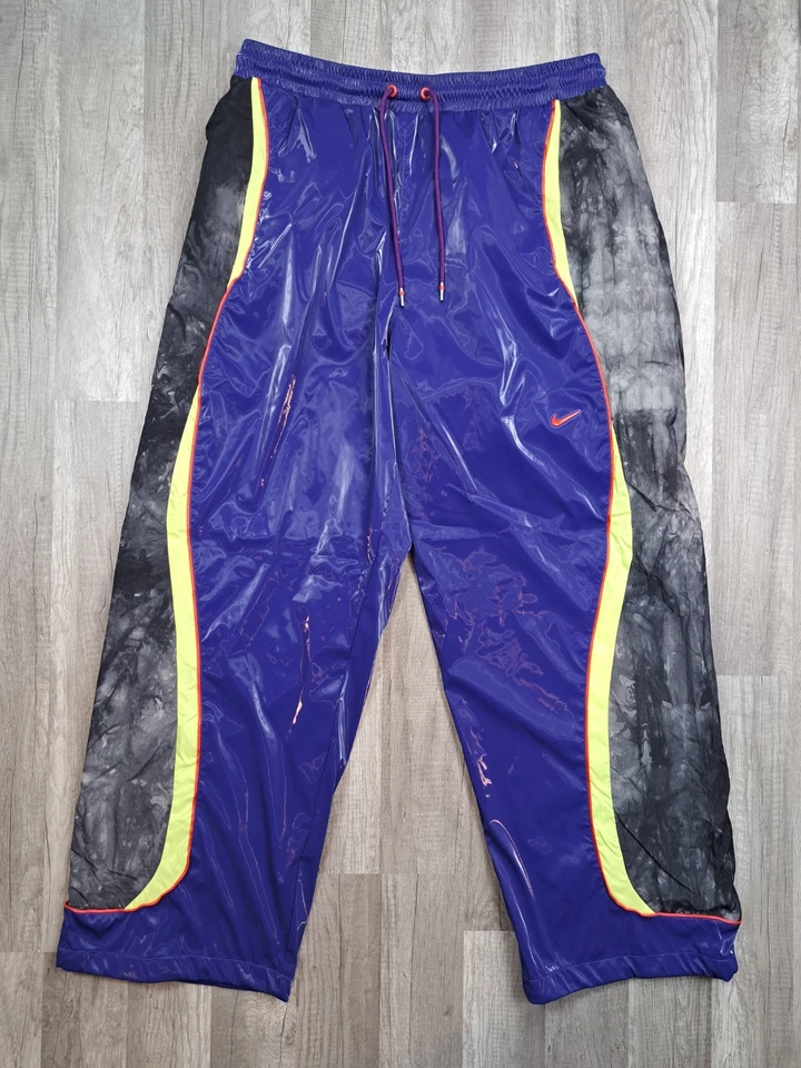 Sz M Nike Project FROG GPX Track Pants Mens Blue Lemon Twist HJ3292-539