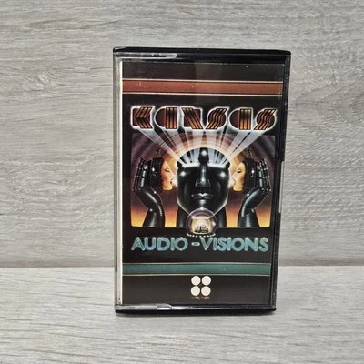 Kansas  - Audio-Visions ~ Cassette Tape Album Hard Rock 40-84500 Very Good  - Image 1 of 4
