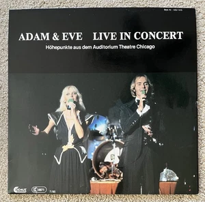 ADAM and EVE SCHEIRER - Live in Concert LP 1985 Cosmus NSV1415 Vinyl * EXCELLENT - Picture 1 of 8