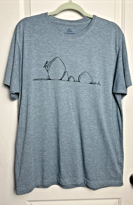 Prana Men’s Rock Climber Tee T-Shirt Blue LG Boulders Breathable Soft Outdoors - Image 1 of 4