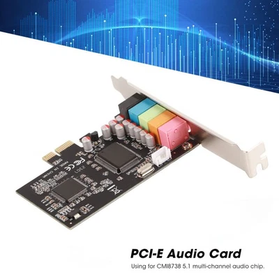 Sound Card 6 Channels Stereo Desktop Signal Conversion Hardware With - Image 1 of 4