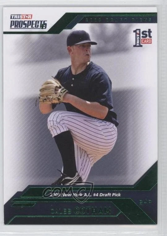 2009 TRISTAR Prospects Plus Green /25 Caleb Cotham #59 - Image 1 of 2