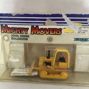 Vintage 1988 Ertl 1:64 Mighty Movers John Deere Bulldozer Neu in OVP #1043 - Bild 1 von 4