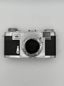 Contax IIa Zeiss Ikon Mechanical Sync 35mm Film Rangefinder Camera - Picture 1 of 4