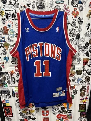 Camiseta Adidas Hardwood Classics Isiah Thomas #11 Detroit Pistons Talla XL Foto 1 de 4