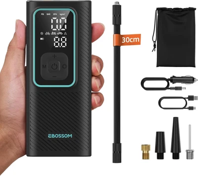 Compressore Aria Portatile, Mini Compressore Portatile 150PSI, Gonfiatore Elettr - Immagine 1 di 4