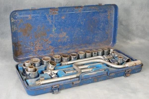 Renshaw Japan Edelstahl Steckschlüsselsatz im Metallgehäuse hochwertig - Bild 1 von 4